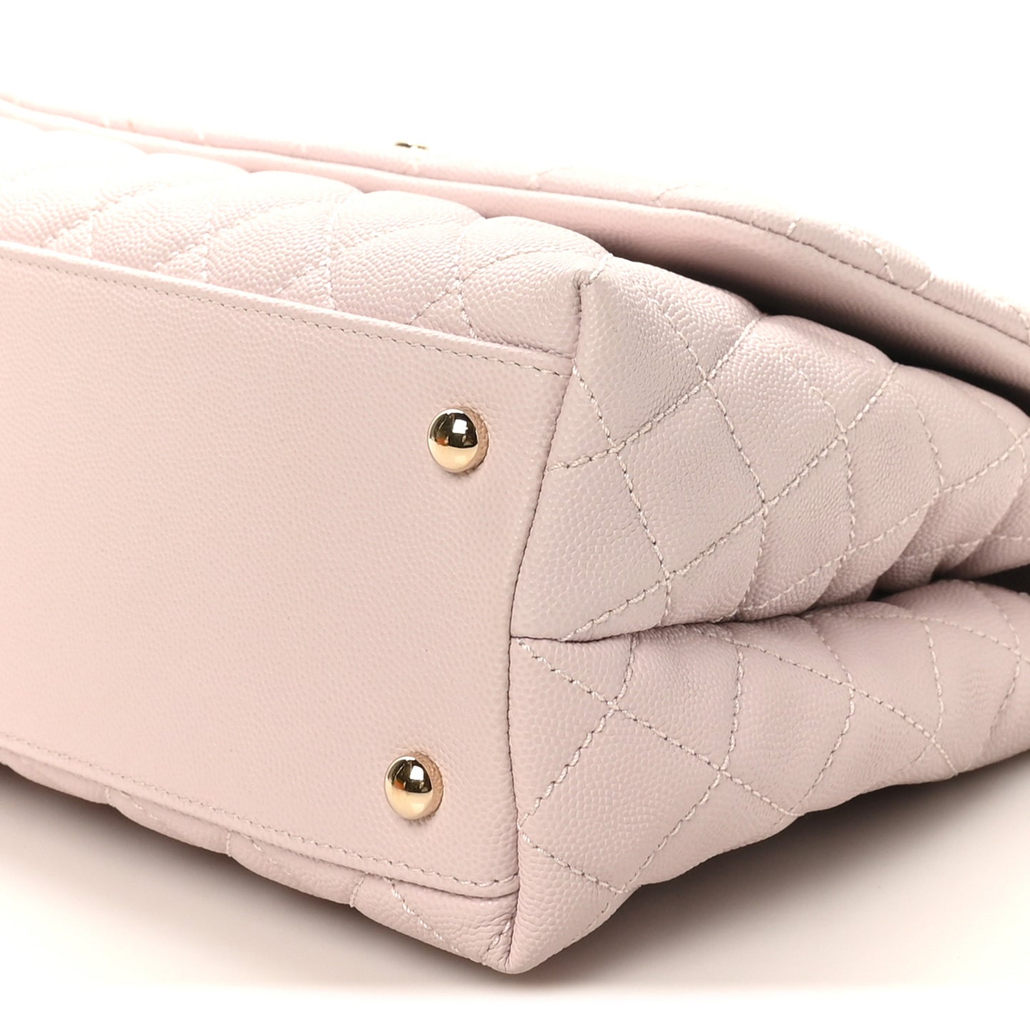 Caviar Quilted Small Coco Handle Flap Lilas Lilac