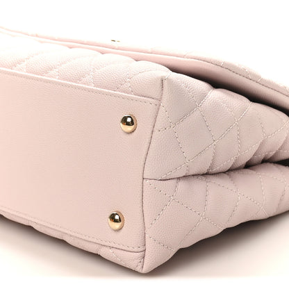 Chanel Caviar Quilted Small Coco Handle Flap Lilas Lilac 10 of 11