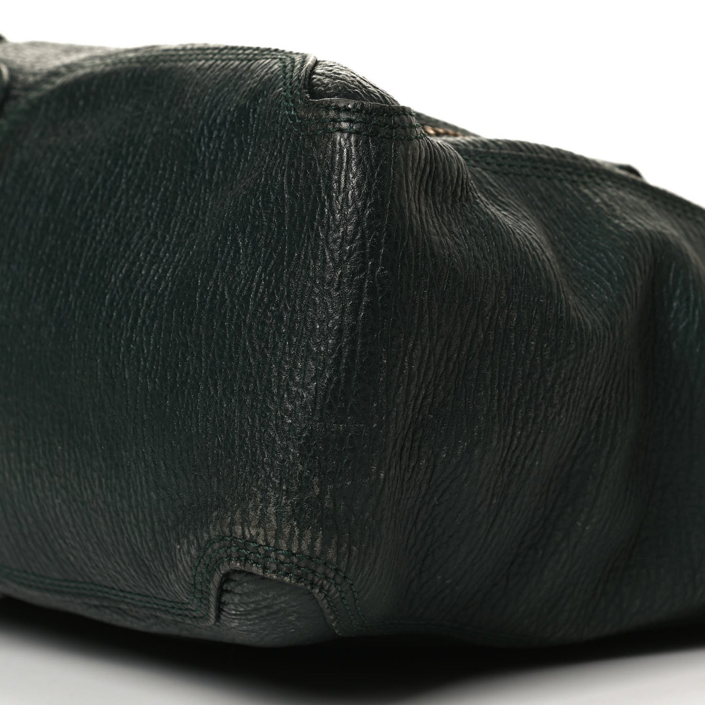 Textured Calfskin Large Pashli Satchel Jade