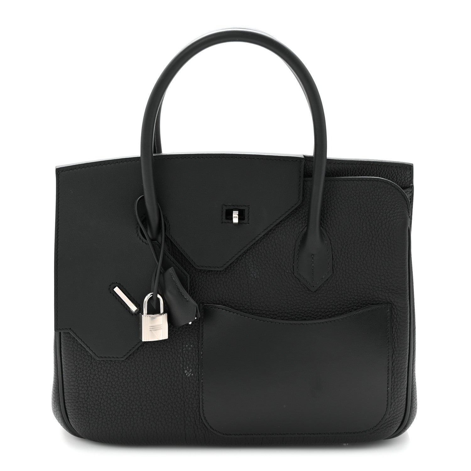 Hermes Togo Swift Birkin En Desordre Sellier 30 Black 1 of 12
