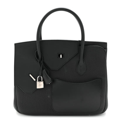Hermes Togo Swift Birkin En Desordre Sellier 30 Black 1 of 12
