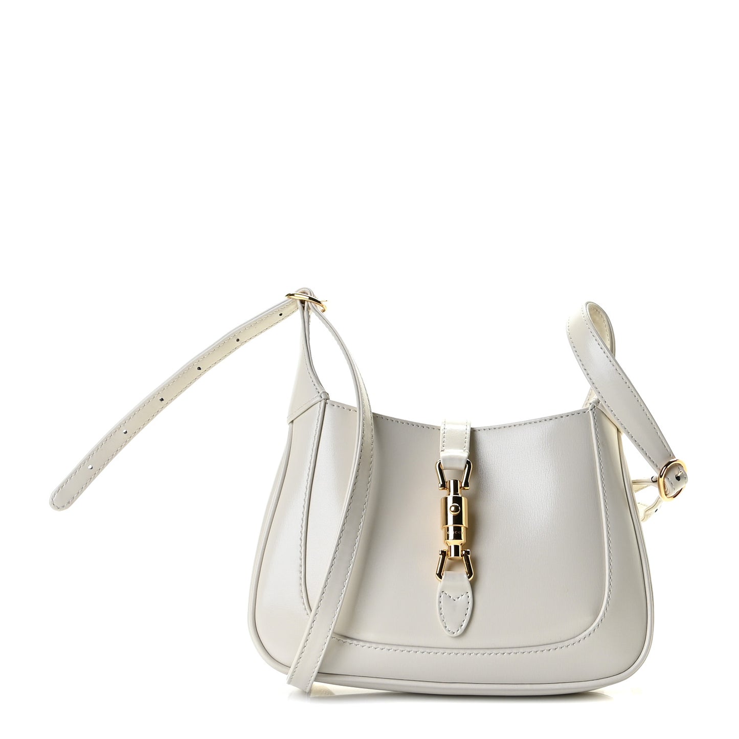 Boarded Dyana Lux Calfskin Mini Jackie 1961 Hobo Mystic White