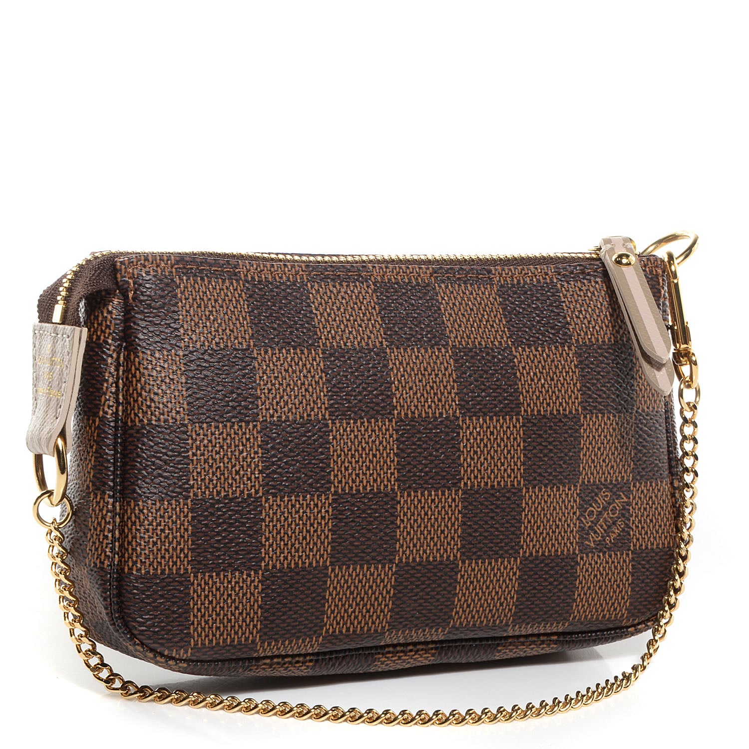 Louis Vuitton Damier Ebene Trunks and Locks Mini Pochette Accessories 3 of 8