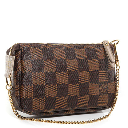Louis Vuitton Damier Ebene Trunks and Locks Mini Pochette Accessories 3 of 8
