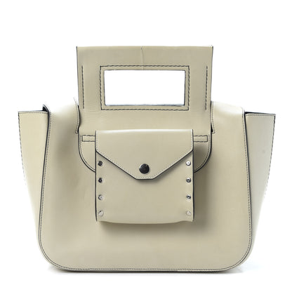 Celine Natural Calfskin Small Square With Pocket White 1 of 10