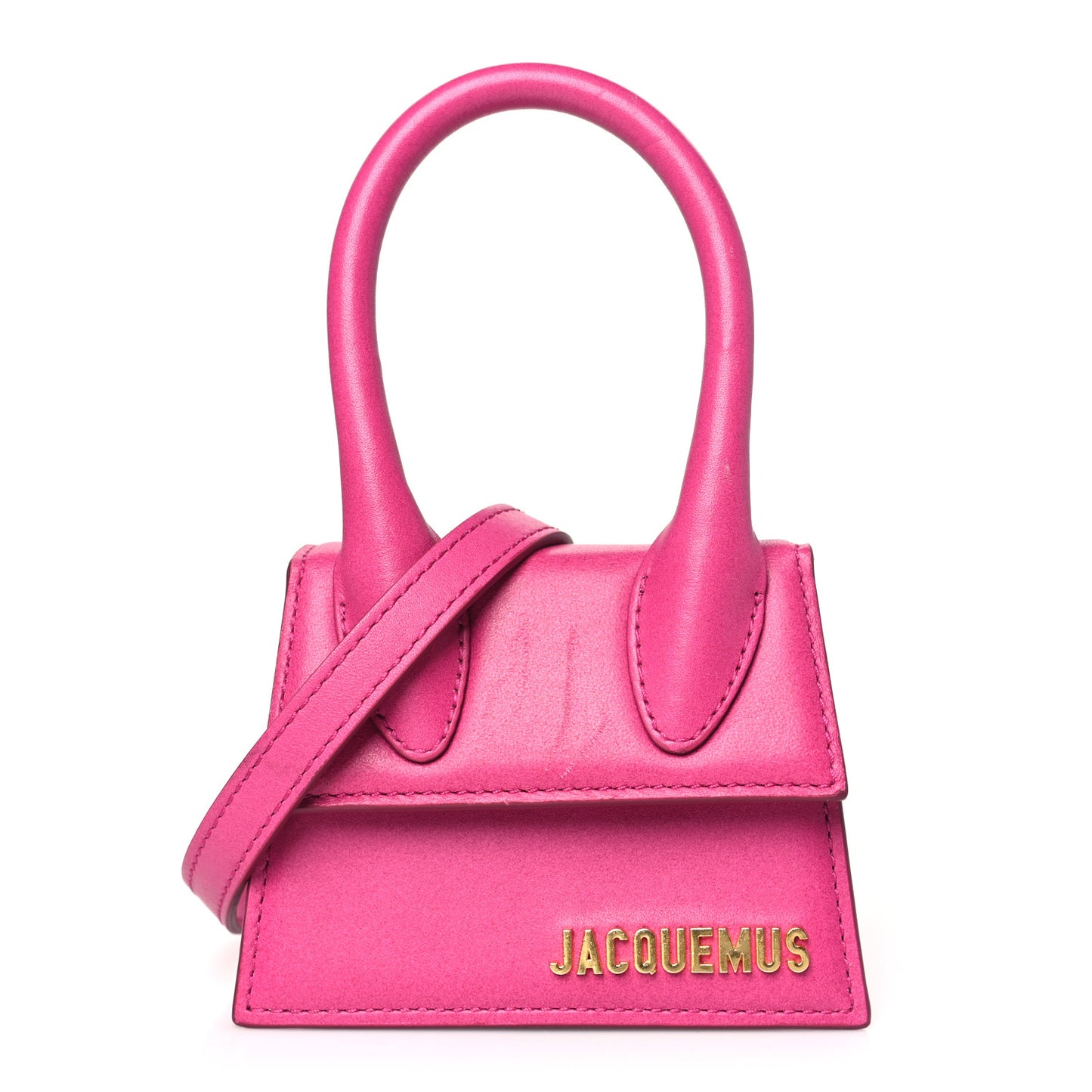 Smooth Calfskin Le Chiquito Dark Pink