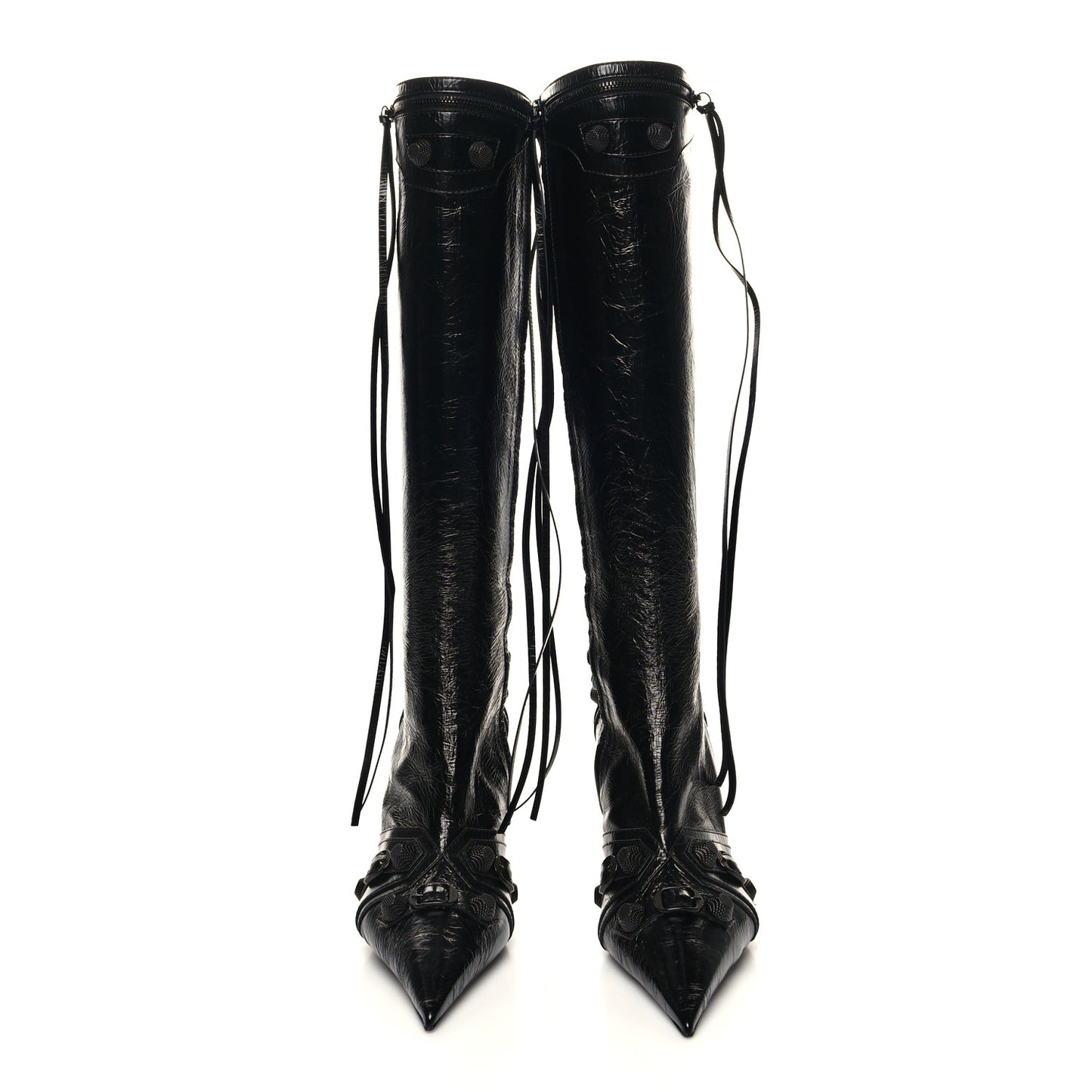 Agneau Arena Cagole 90mm Boots 41 Black