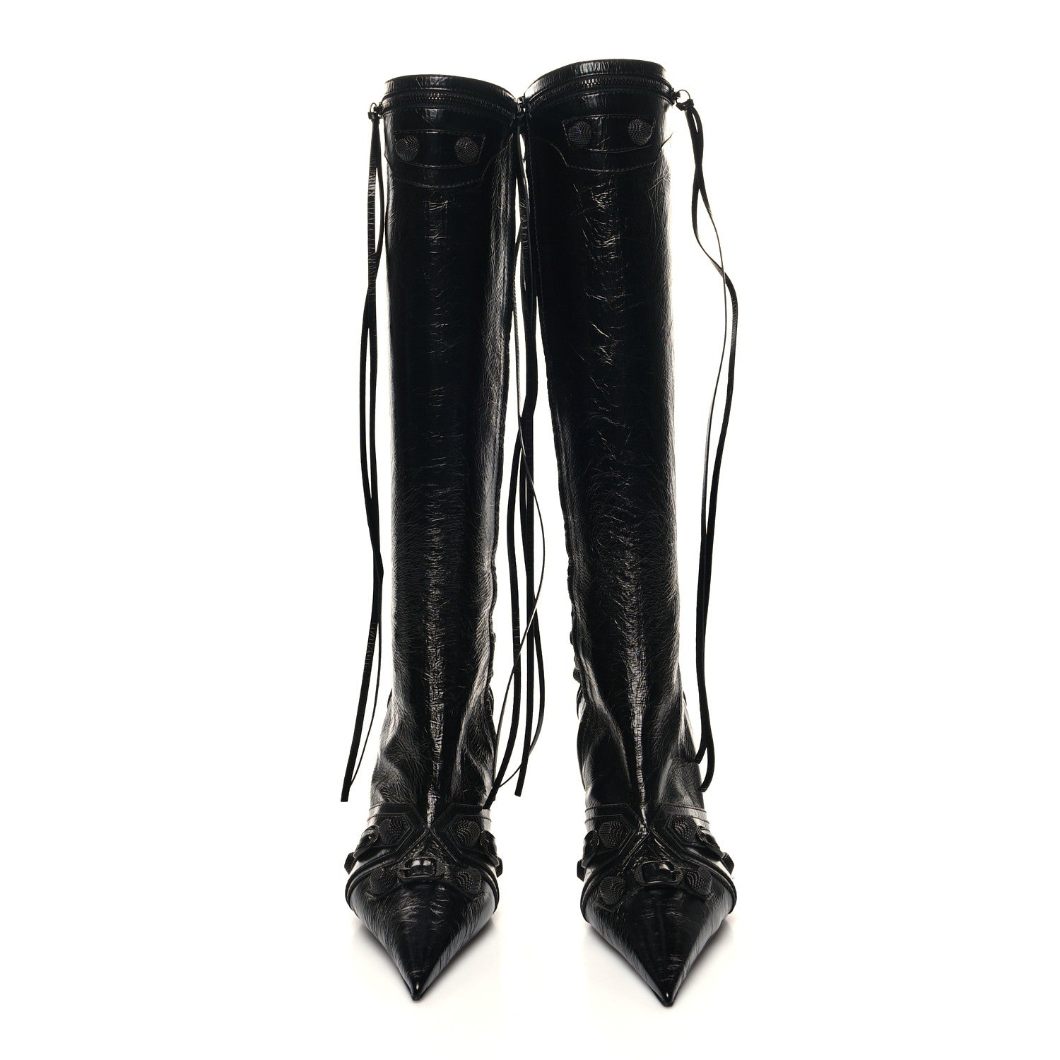 Balenciaga Agneau Arena Cagole 90mm Boots 41 Black 2 of 8