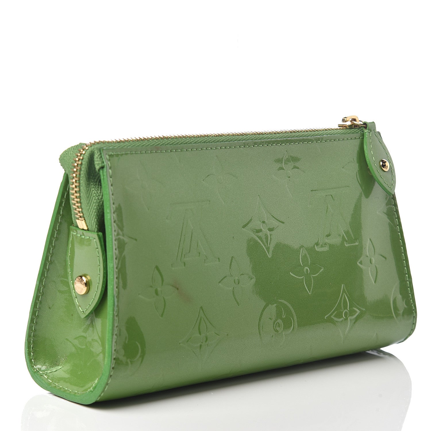 Louis Vuitton Vernis Trousse Cosmetic Pouch Vert Tonic 2 of 5