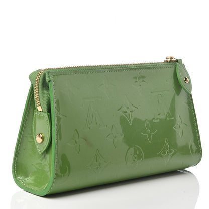 Louis Vuitton Vernis Trousse Cosmetic Pouch Vert Tonic 2 of 5