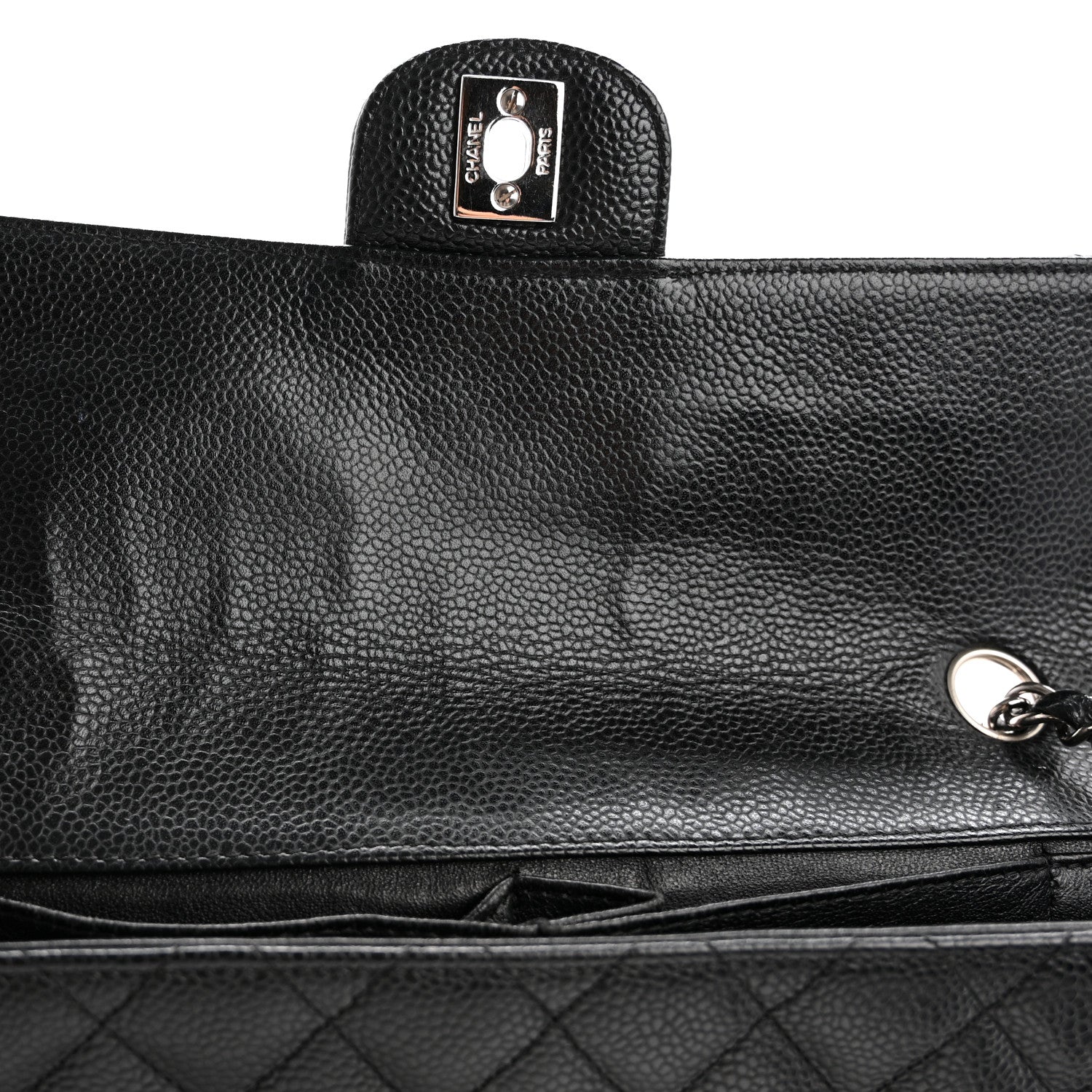 Chanel Caviar Quilted East West Flap Black 11 of 11