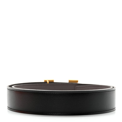 Hermes Box Togo 42mm Constance H Belt 85 Black Etain 2 of 6