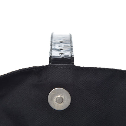 Prada Nylon Vela Medium Backpack Black 8 of 12