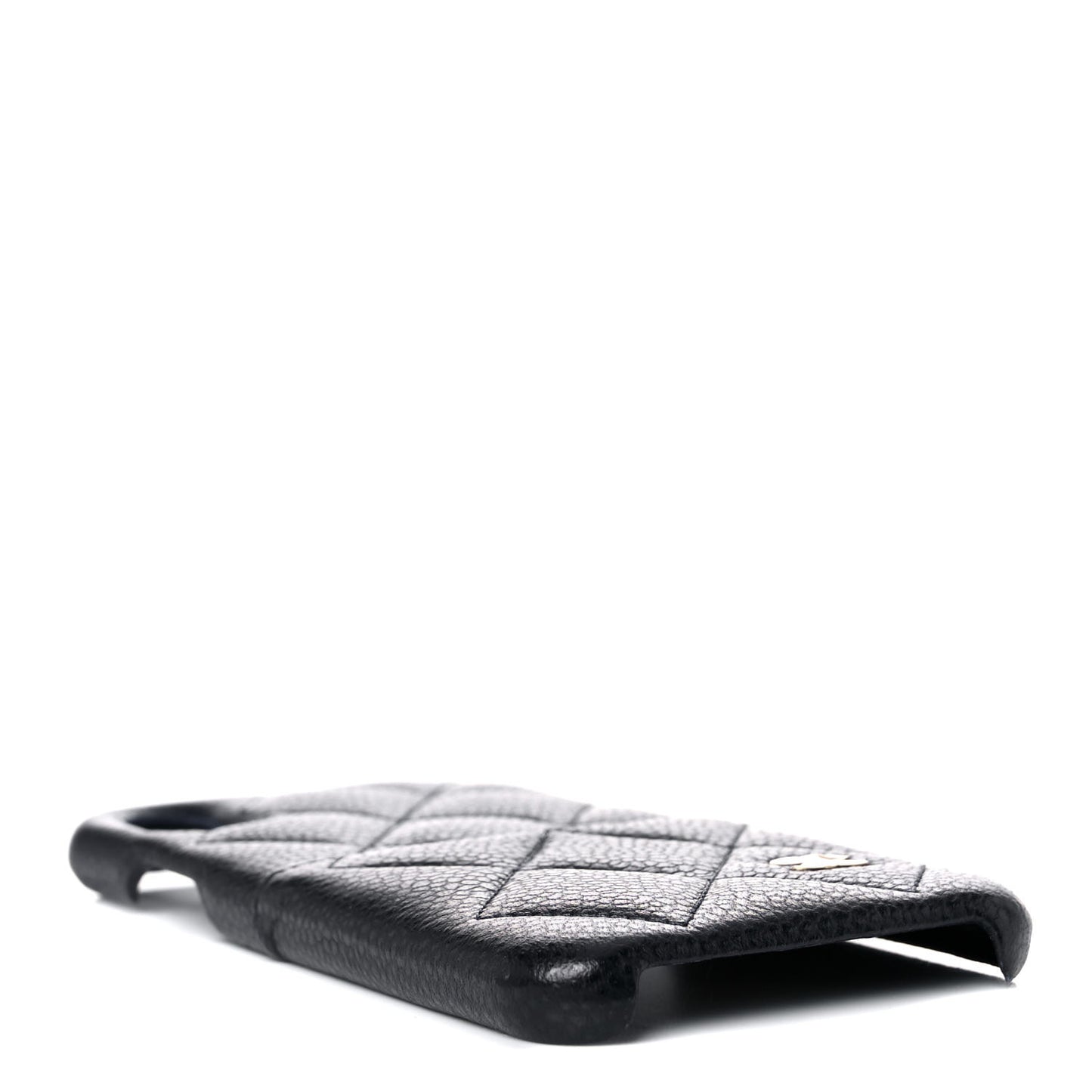 Caviar Quilted iPhone X Coco Tech Case Navy