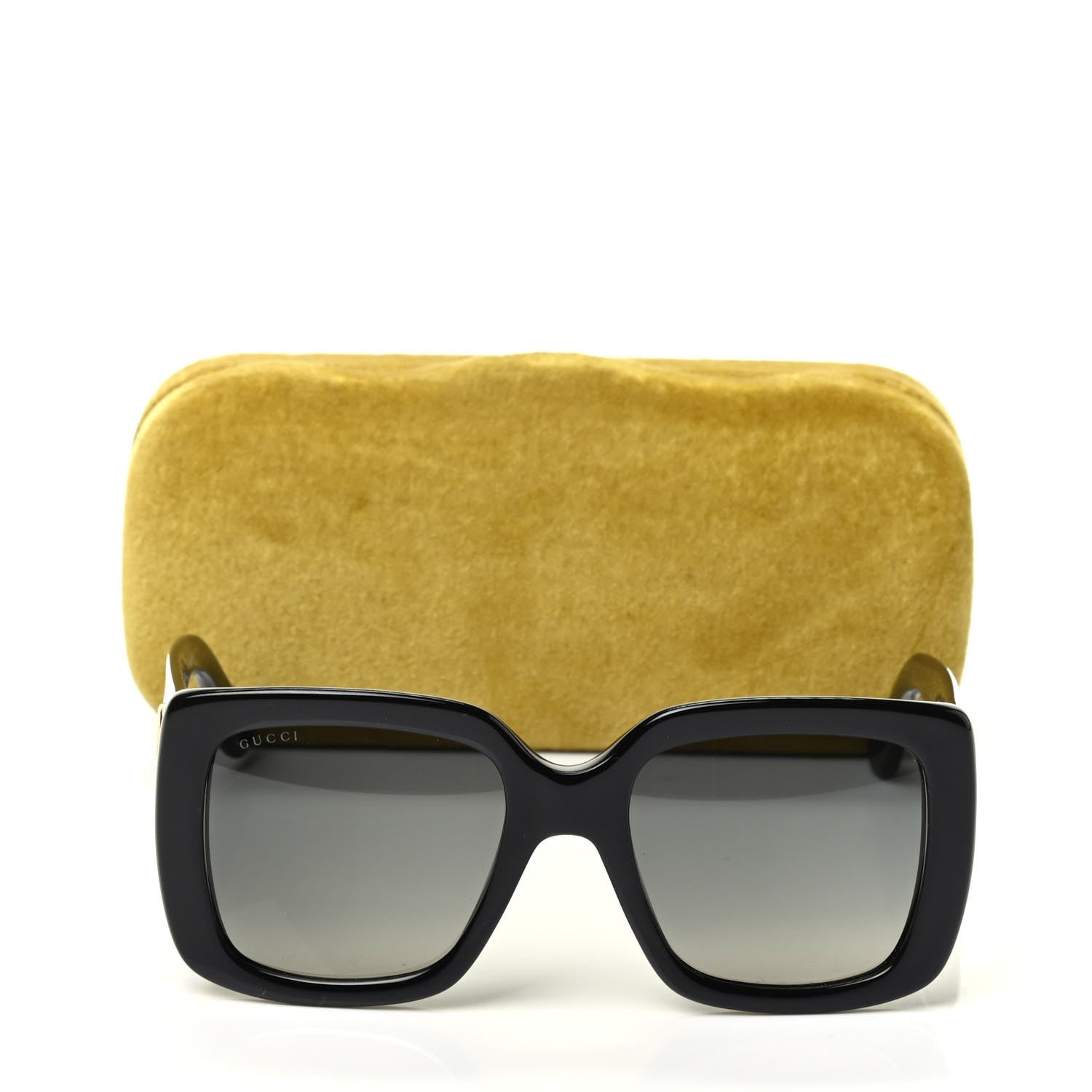 Gucci Acetate Square Frame Sunglasses GG0141S Black 7 of 7