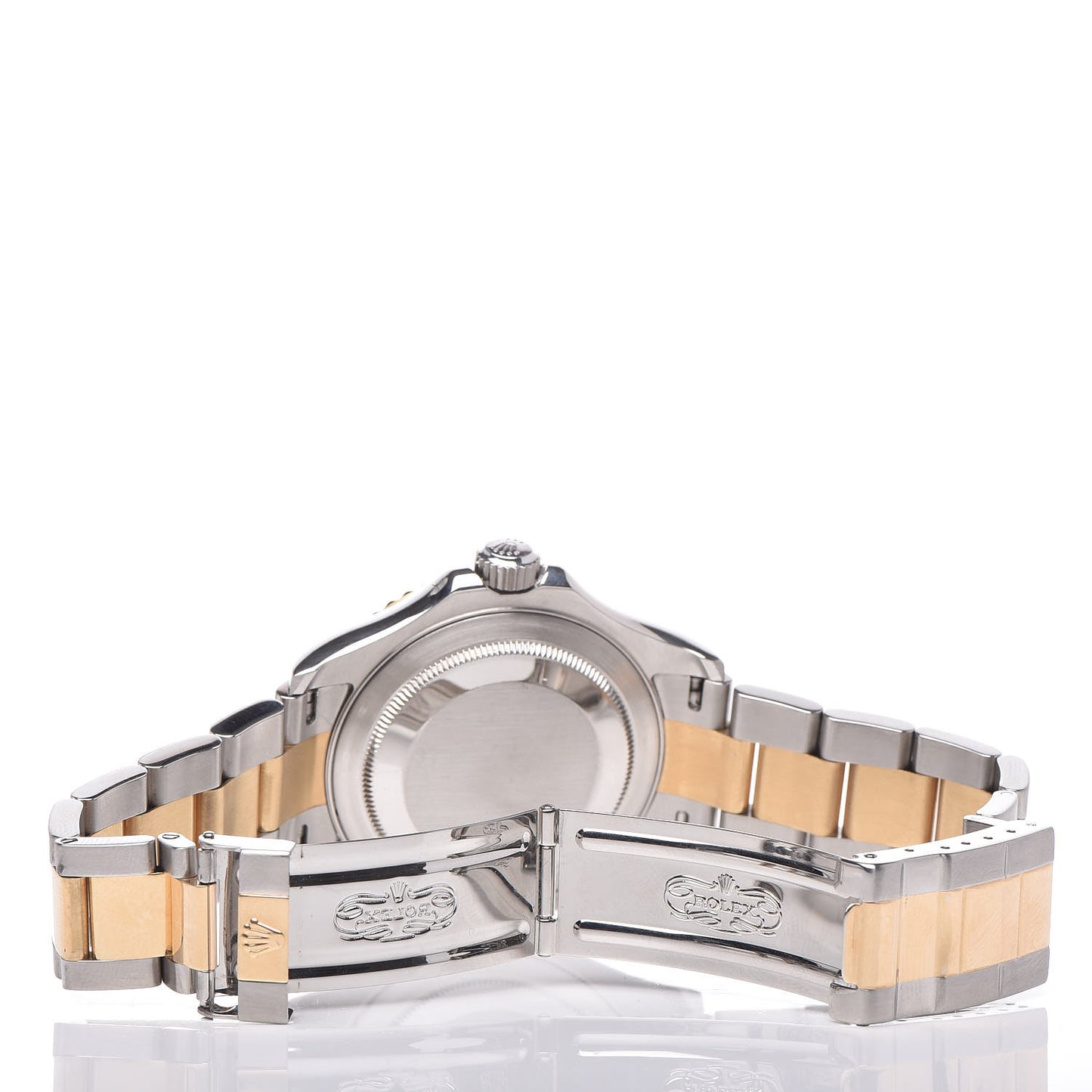Stainless Steel 18K Yellow Gold Mother of Pearl Sapphire Diamond 40mm Oyster Perpetual Date Yacht-Master Watch 16623