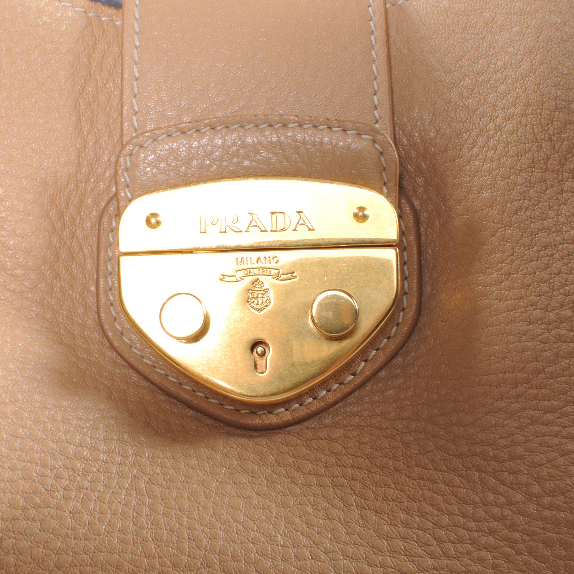 Prada Vitello Daino Bag Sughero 5 of 9