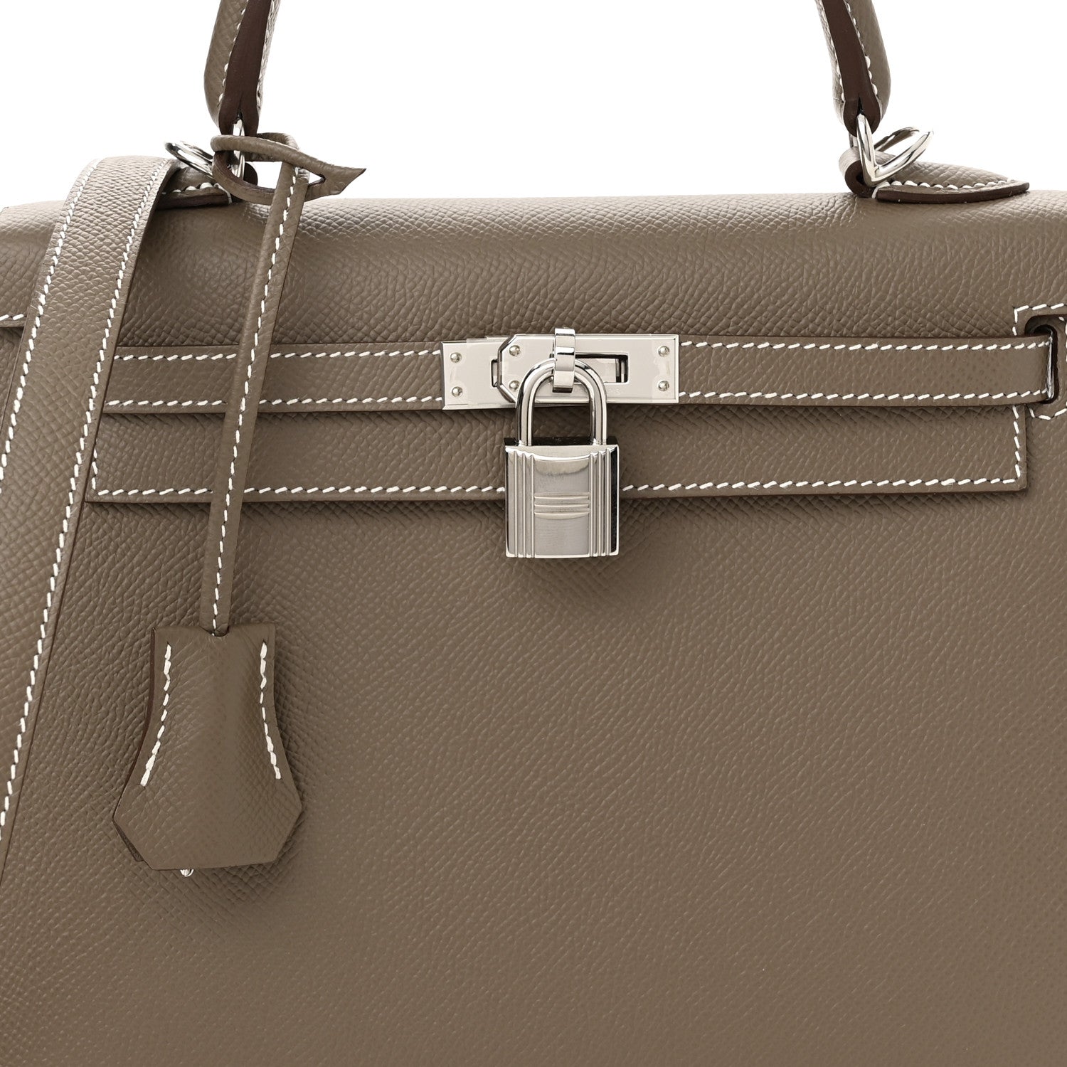 Hermes Epsom Kelly Sellier 25 Etoupe 8 of 11