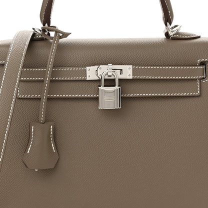 Hermes Epsom Kelly Sellier 25 Etoupe 8 of 11