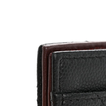 Chanel Caviar Quilted Card Holder Wallet Black 11 of 12