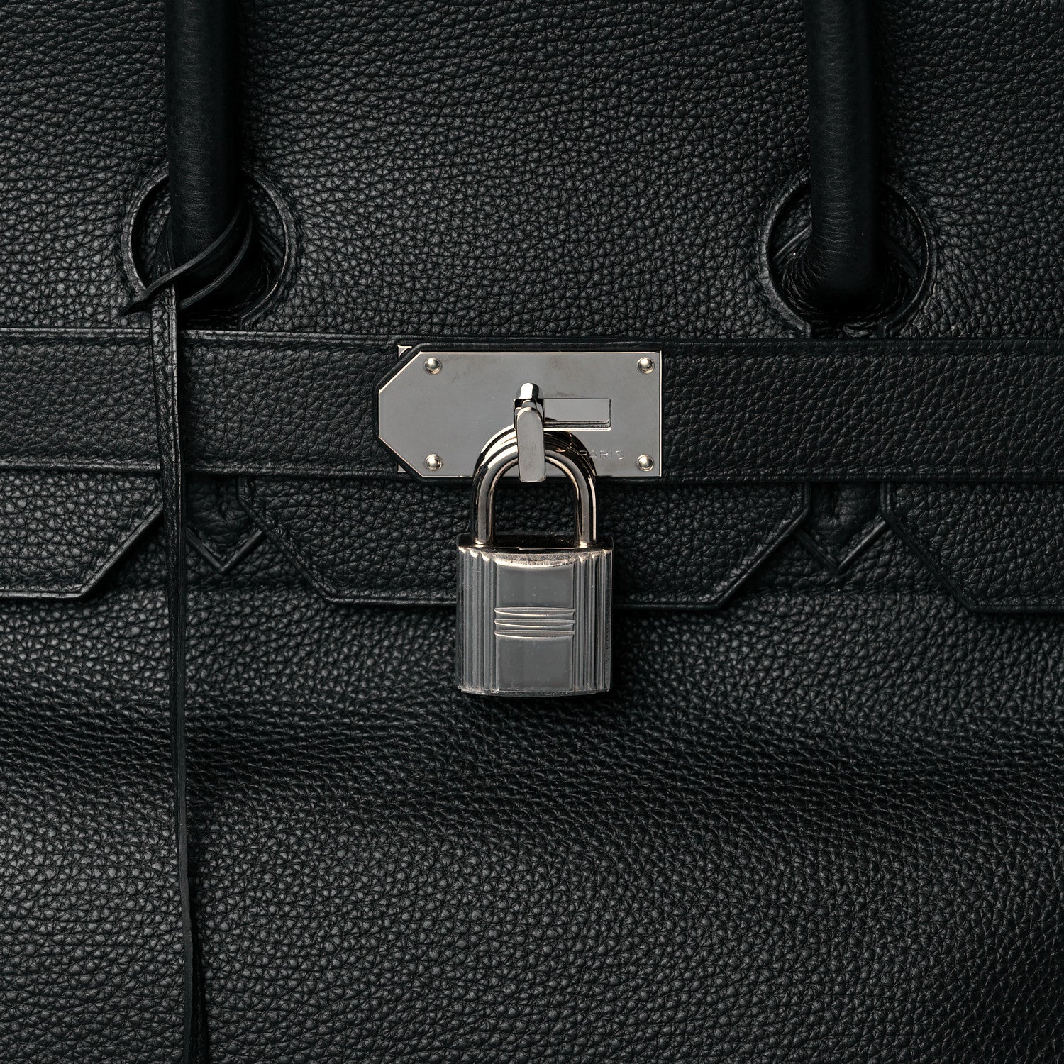 Hermes Togo HAC Travel Birkin 50 Black 7 of 11