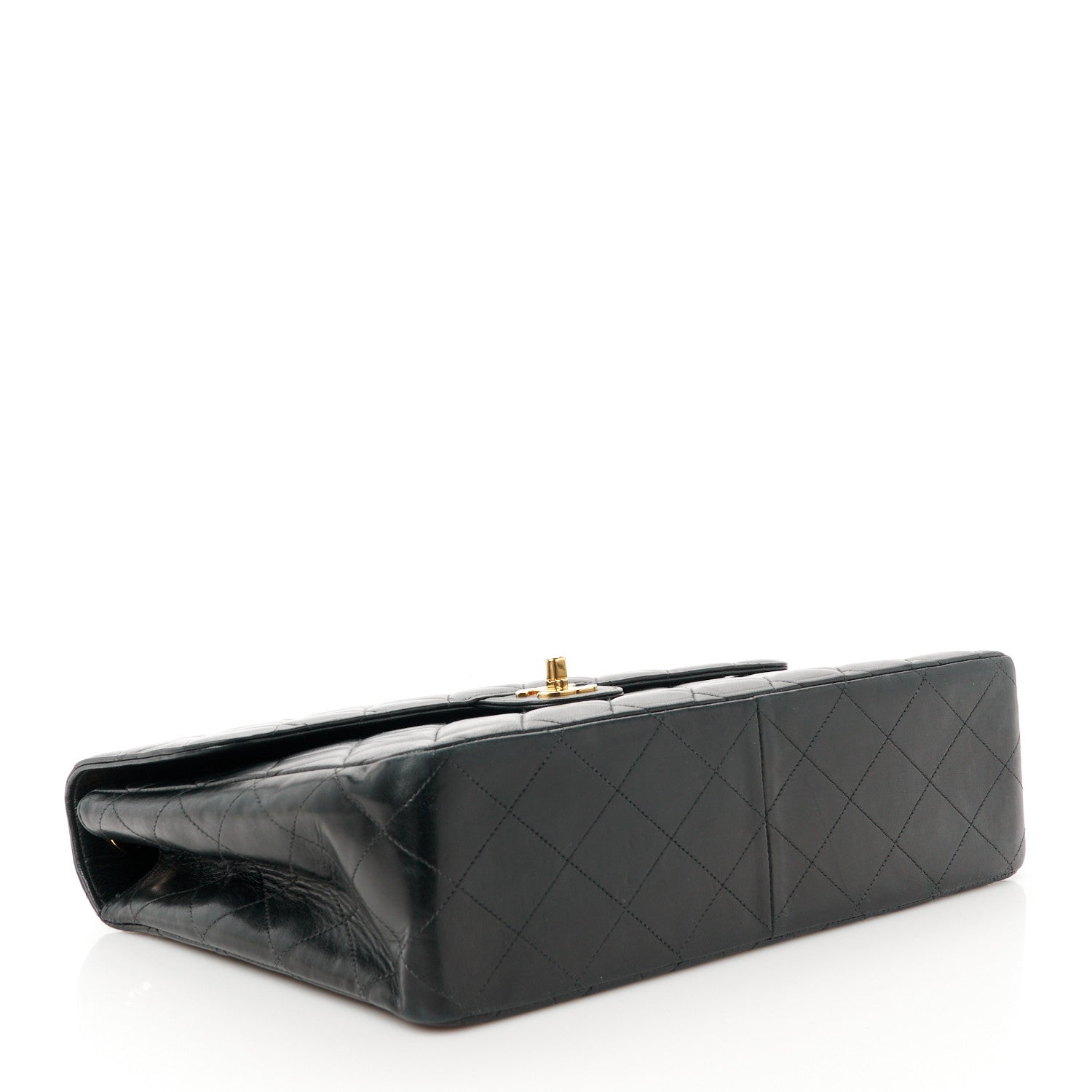 Chanel Lambskin Quilted Jumbo Single Flap Black 4 of 11