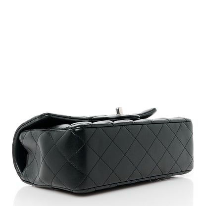 Chanel Lambskin Quilted Mini Rectangular Flap Black 4 of 12