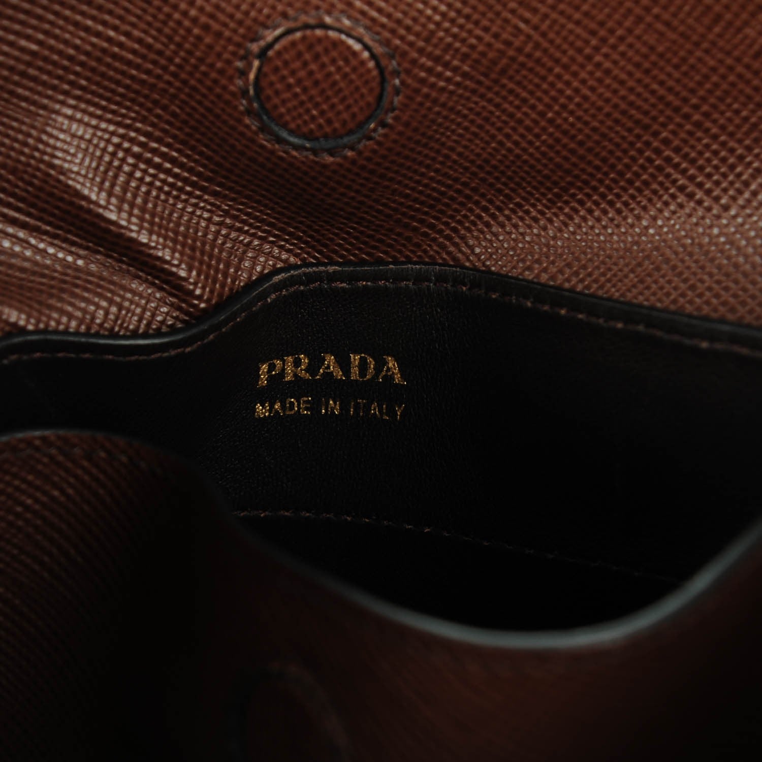 Prada Saffiano Cuir Large Double Bag Cacao 7 of 8