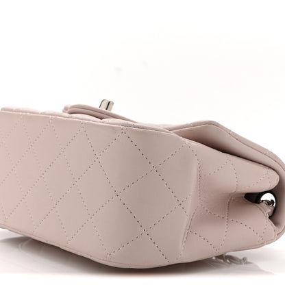 Chanel Lambskin Quilted Mini Square Flap Light Pink 10 of 11