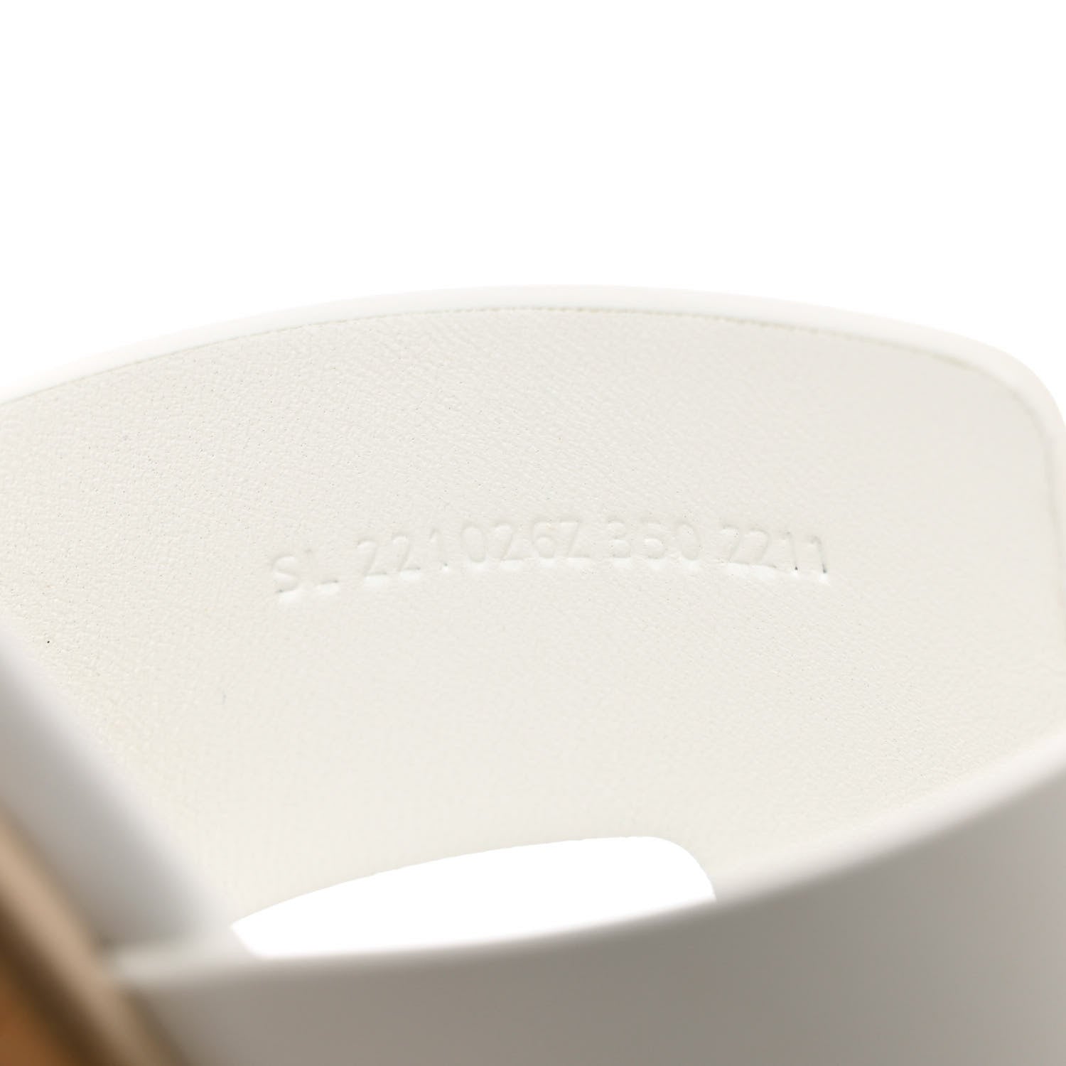 Hermes Calfskin Cork Eze 30 Sandals 35 White 6 of 9