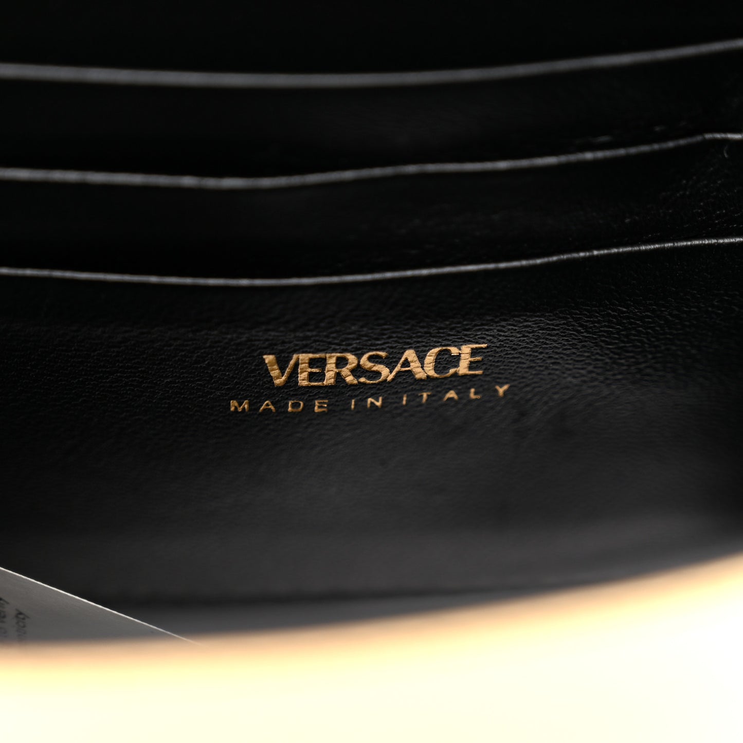 Metallic Calfskin Mini La Medusa Bag Gold