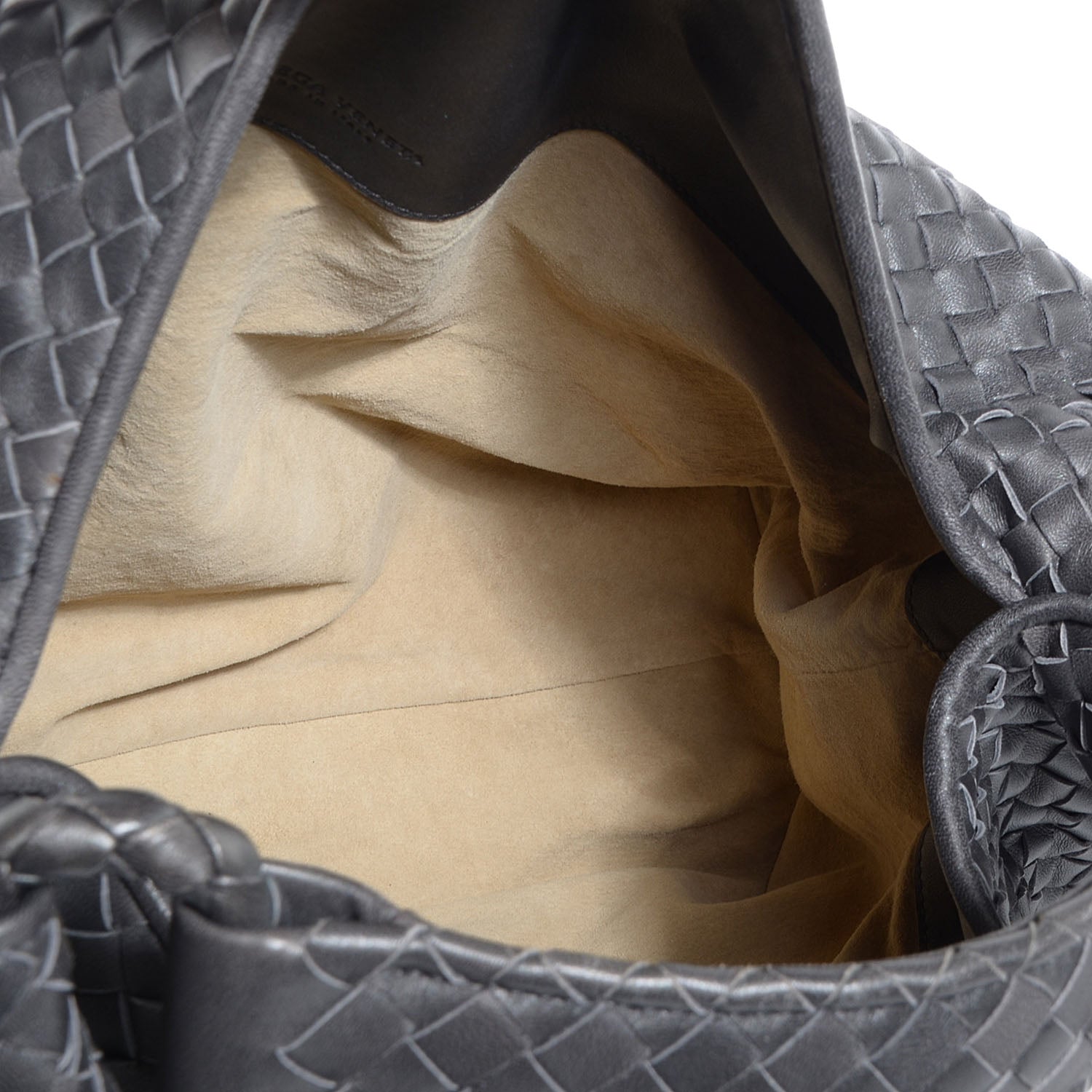 Bottega Veneta Nappa Intrecciato Sloane Hobo Ferro Gray 5 of 9