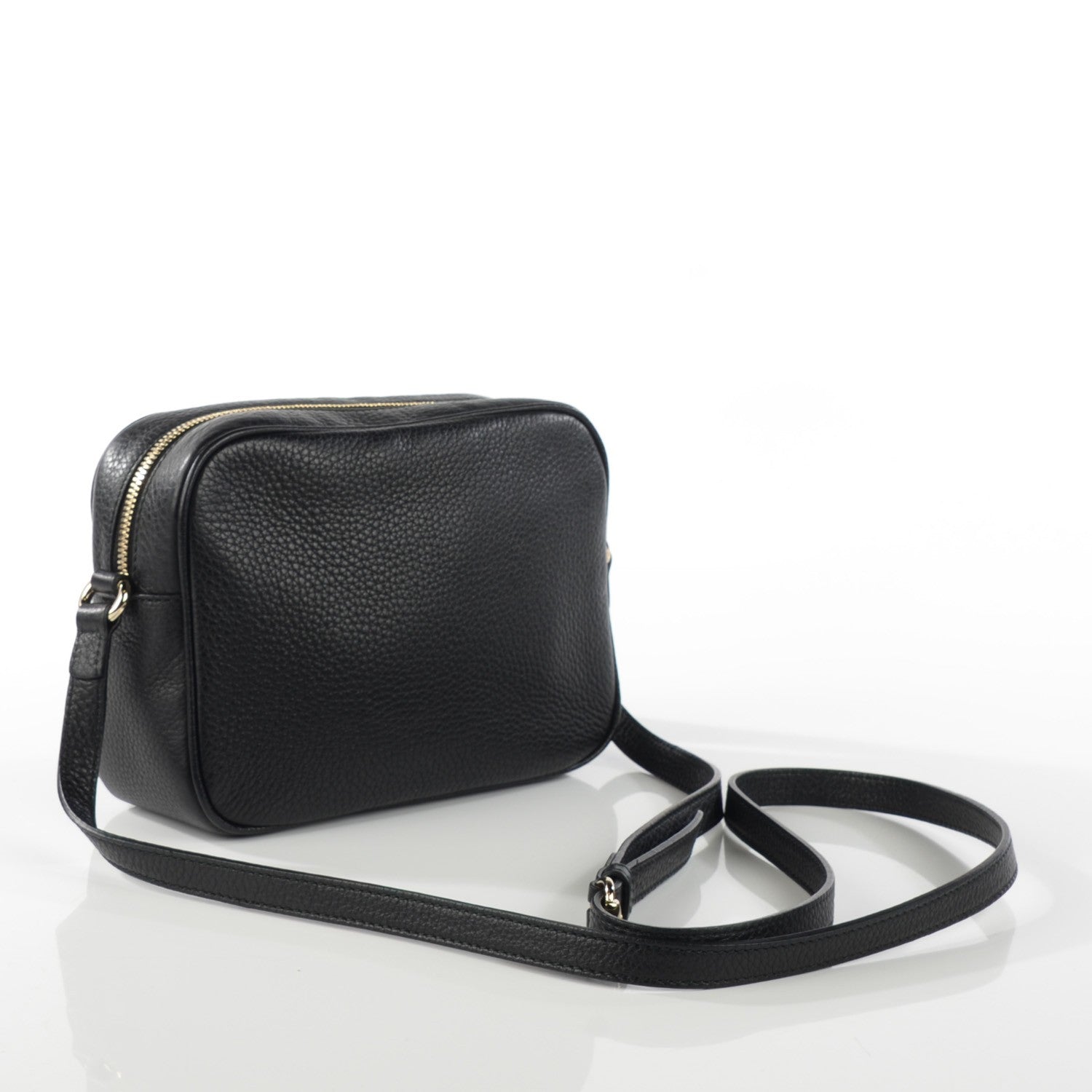 Gucci Pebbled Calfskin Small Soho Disco Bag Black 3 of 7
