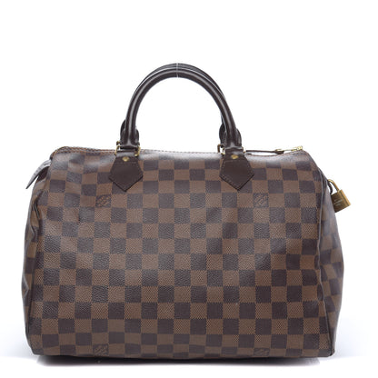 Louis Vuitton Damier Ebene Speedy 30 1 of 11