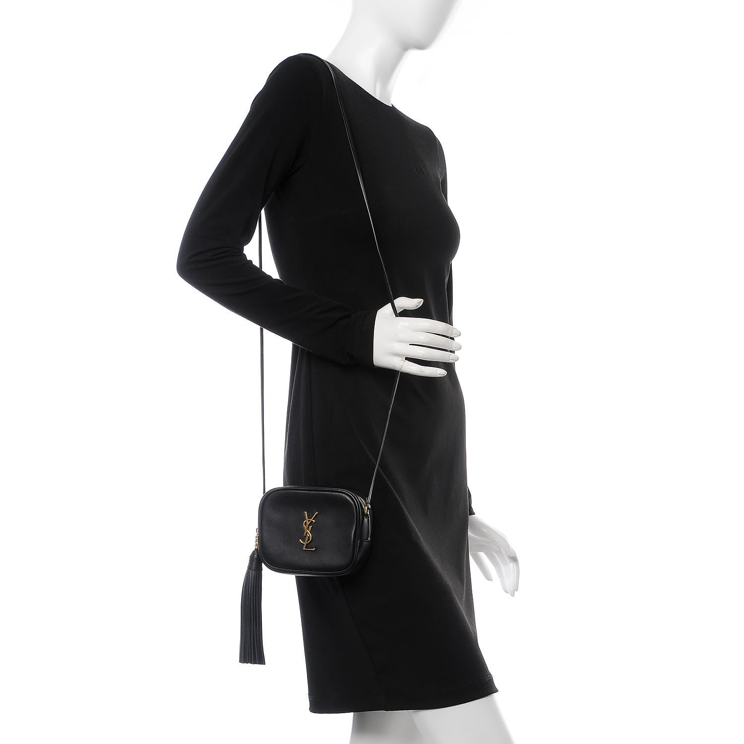 Saint Laurent Nappa Monogram Blogger Bag Black 2 of 8