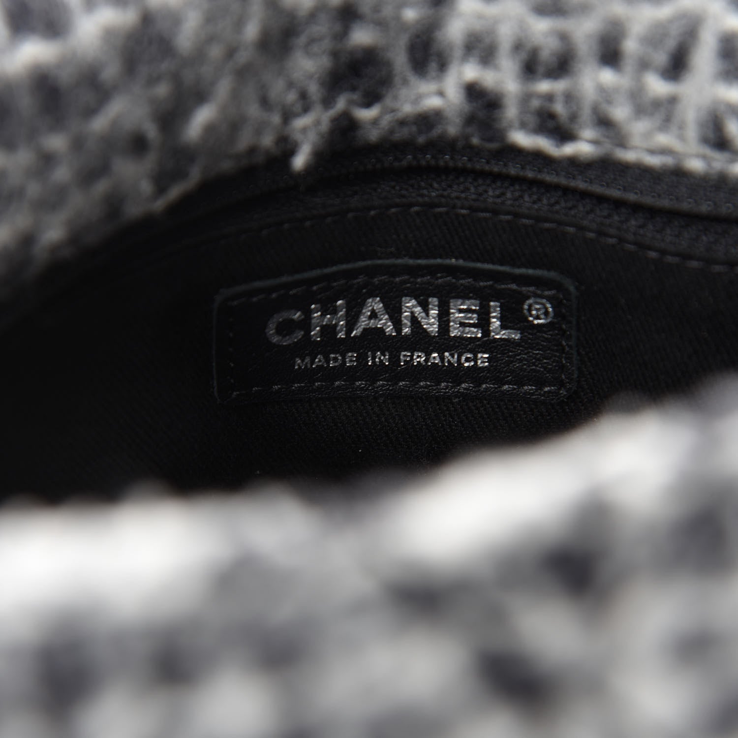 Chanel Mohair Quilted Day Flap Grey 8 of 10