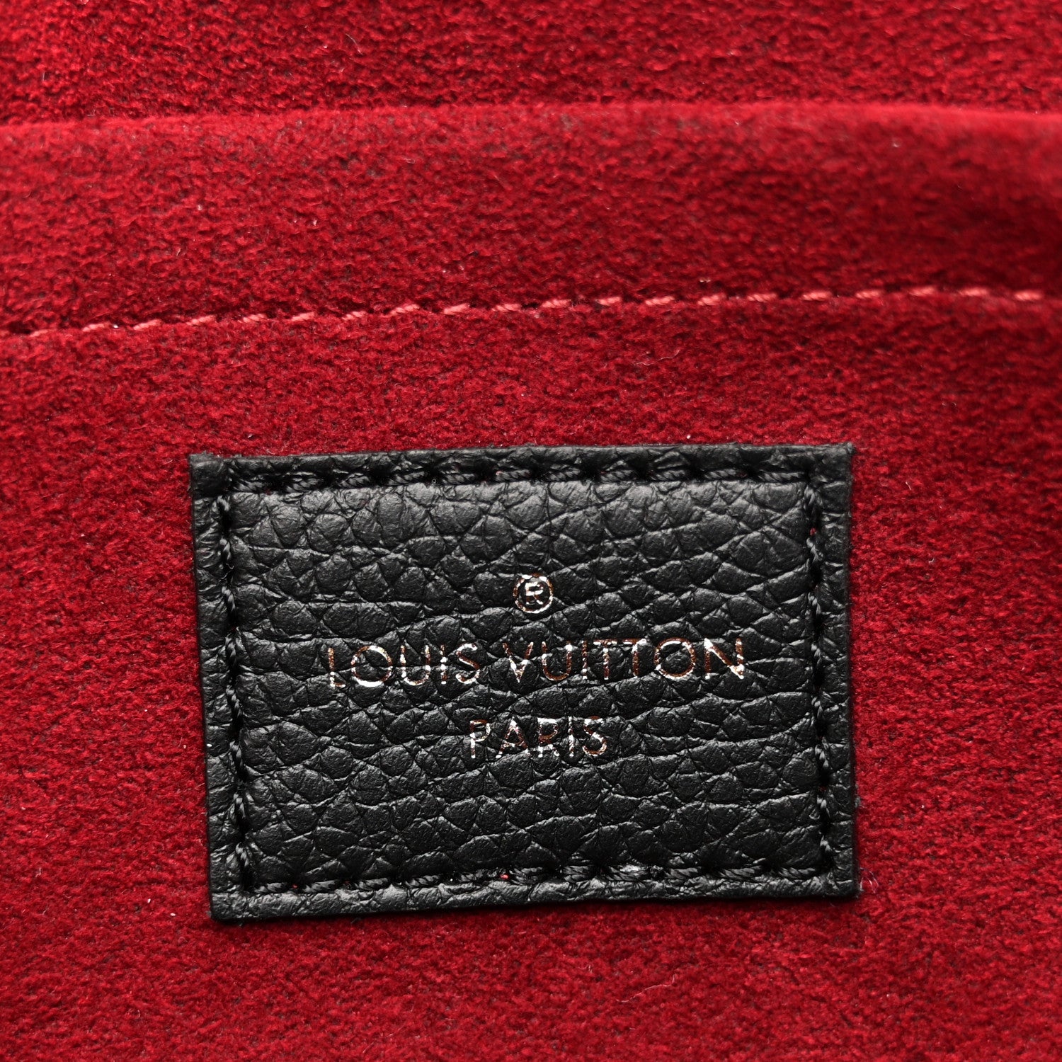 Louis Vuitton Empreinte Monogram Giant Felicie Pochette Black Beige 6 of 13