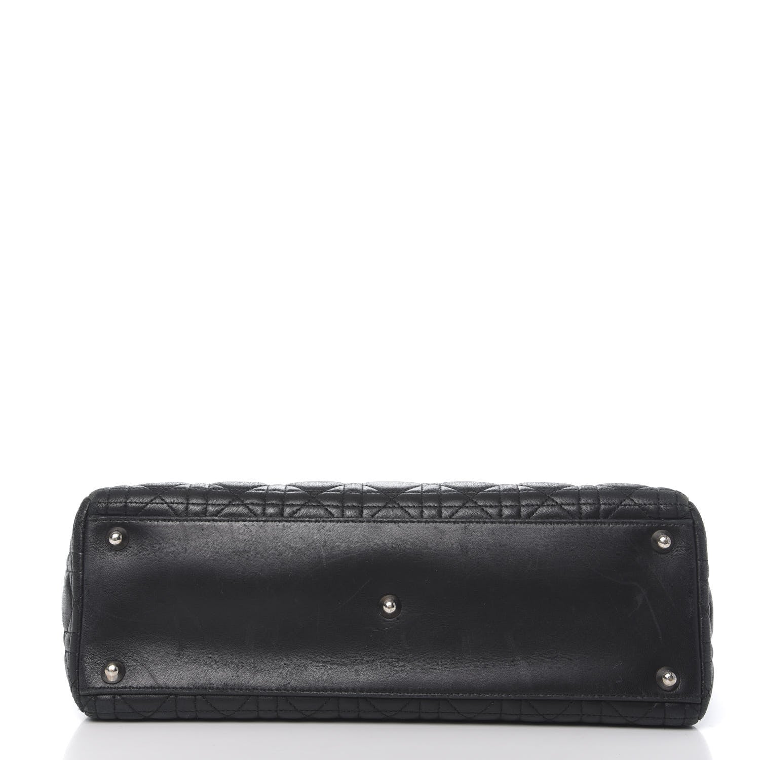 Christian Dior Lambskin Cannage Large Lady Dior Black 16 of 17