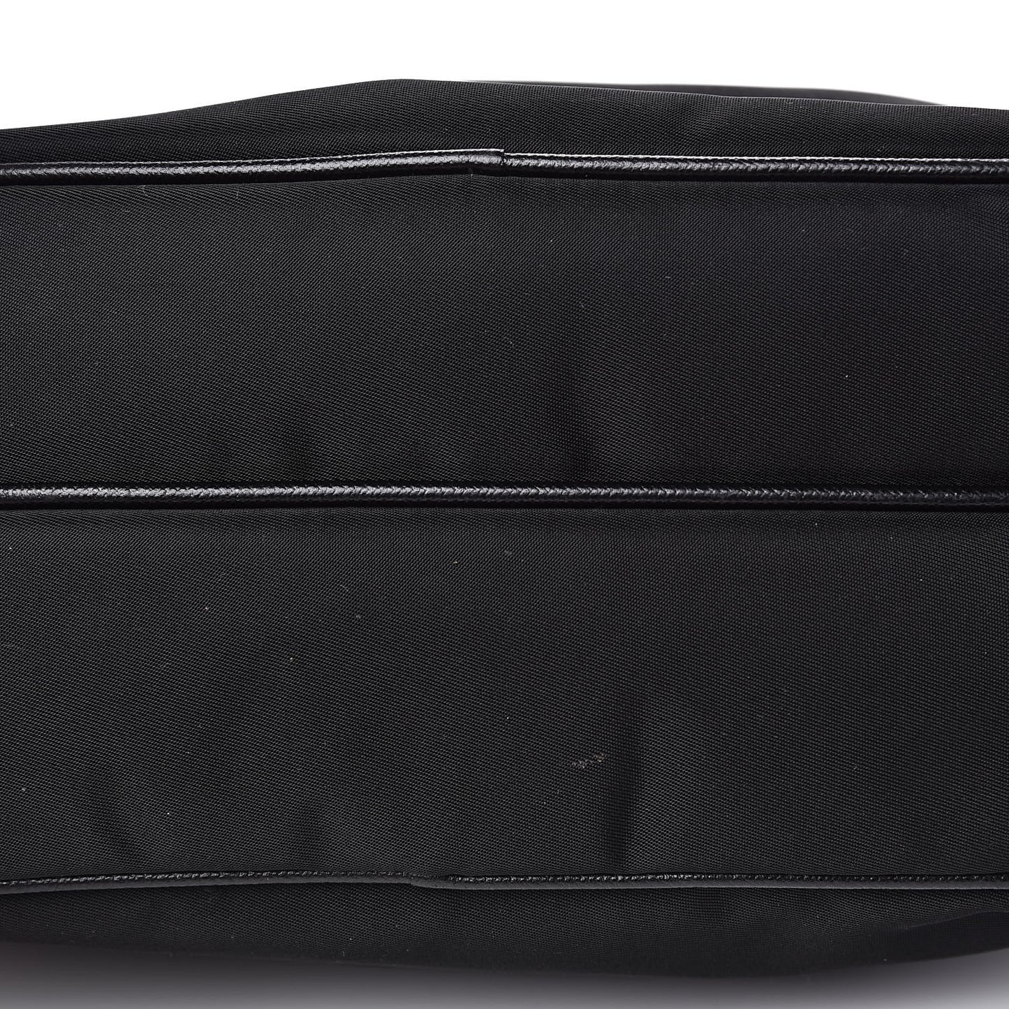 Tessuto Nylon Saffiano Shoulder Bag Black