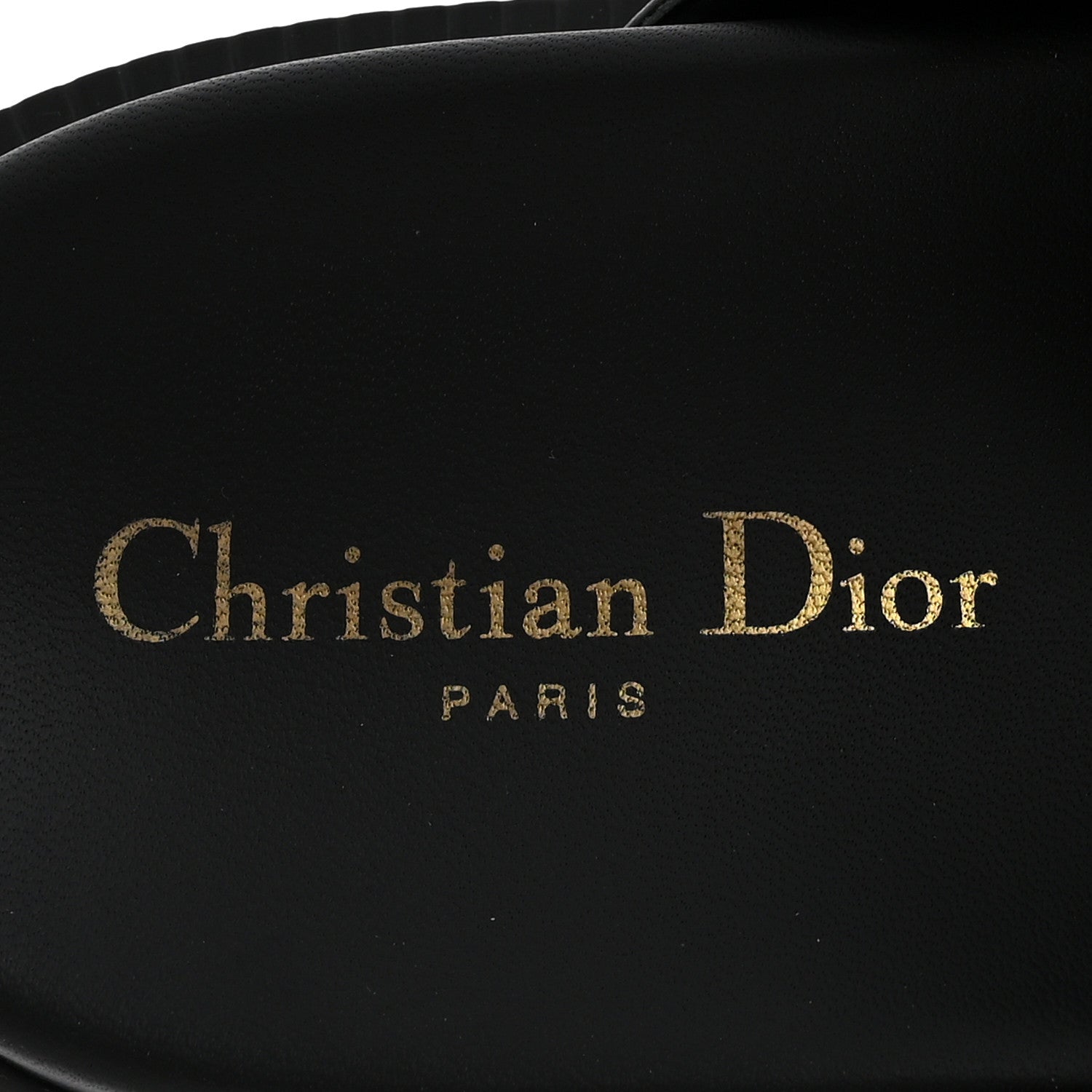 Christian Dior Lambskin Dioract 10mm Sandals 41 Black 8 of 10