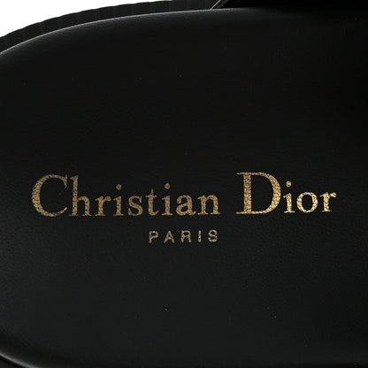 Christian Dior Lambskin Dioract 10mm Sandals 41 Black 8 of 10