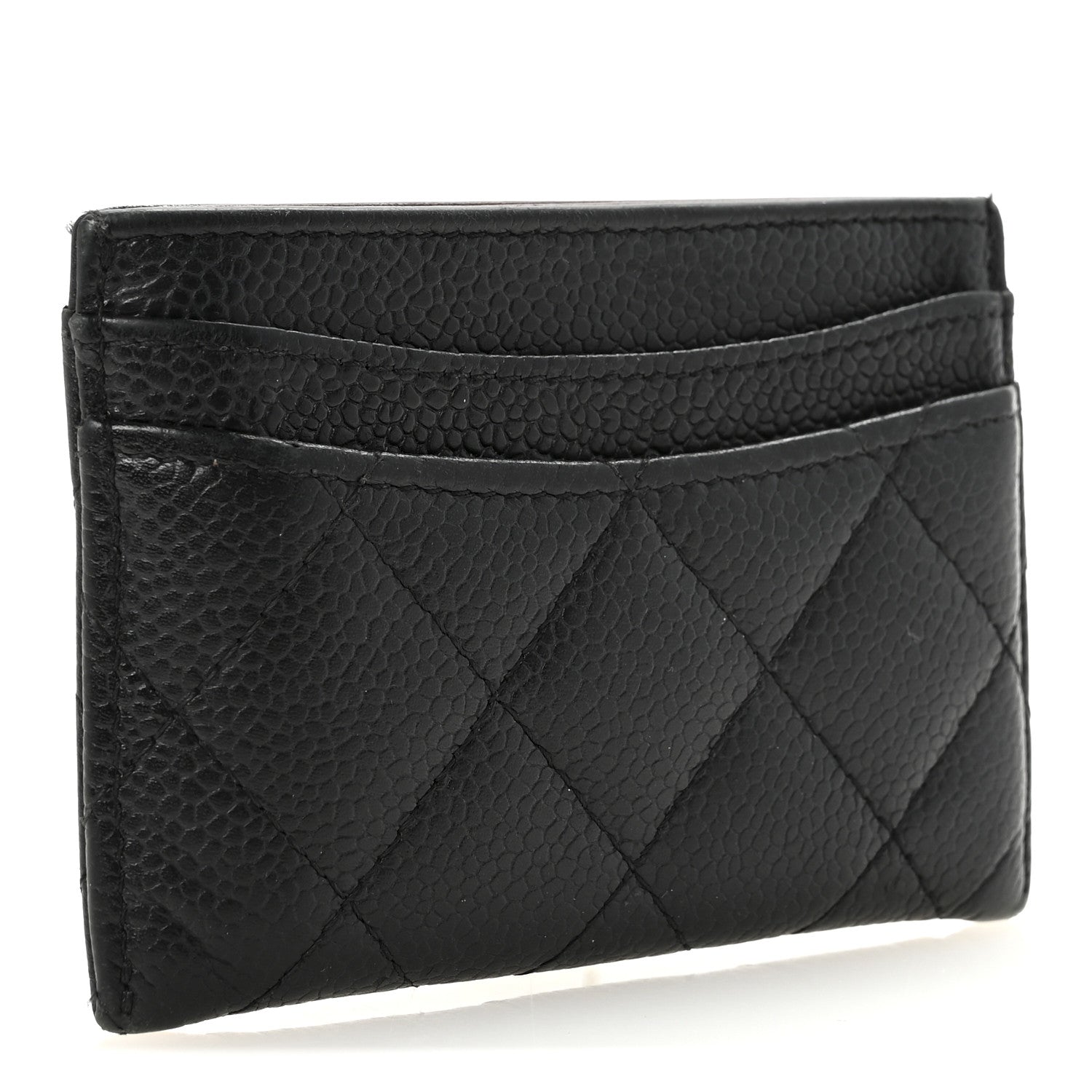 Chanel Caviar Quilted Card Holder Black 3 of 8