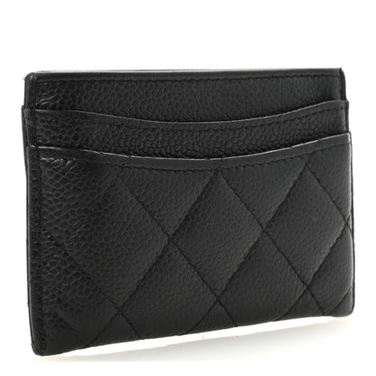 Chanel Caviar Quilted Card Holder Black 3 of 8