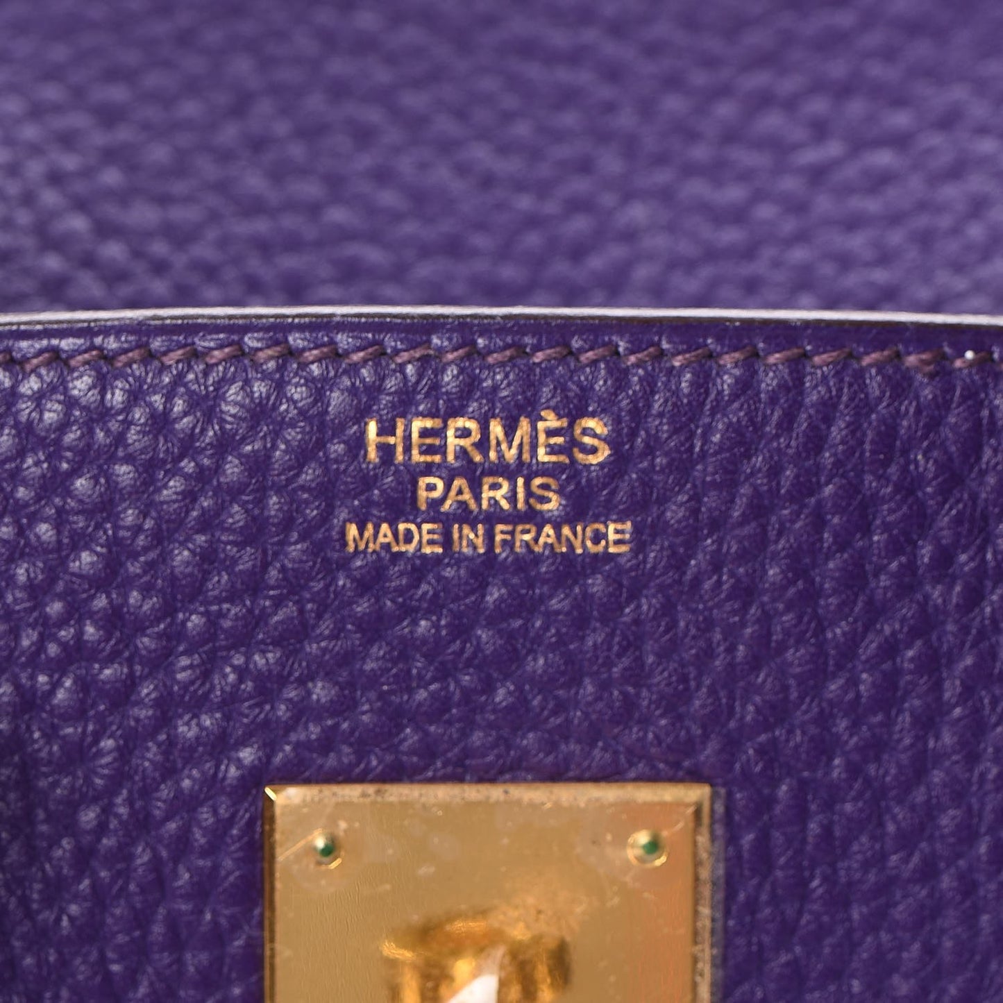 Taurillon Clemence Birkin 30 Iris
