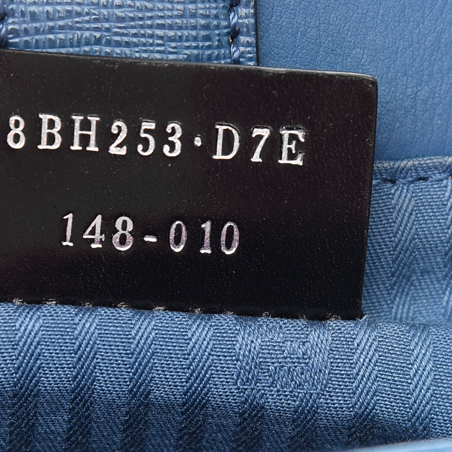 Fendi Vitello Elite Petite 2Jours Tote Blue Cobalto 6 of 8