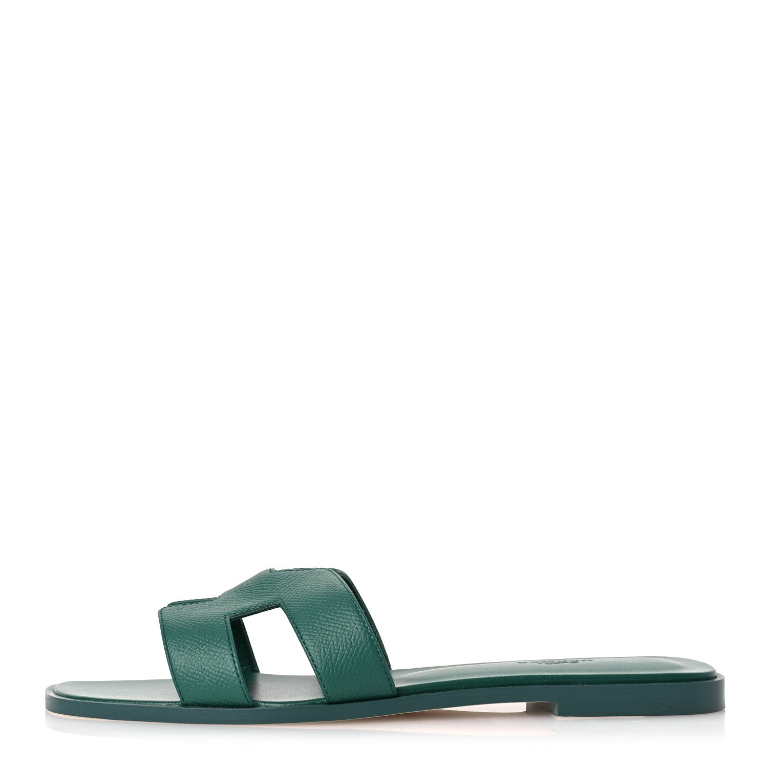 Hermes Epsom Oran Sandals 39.5 Vert Oyat 1637136 – FASHIONPHILE