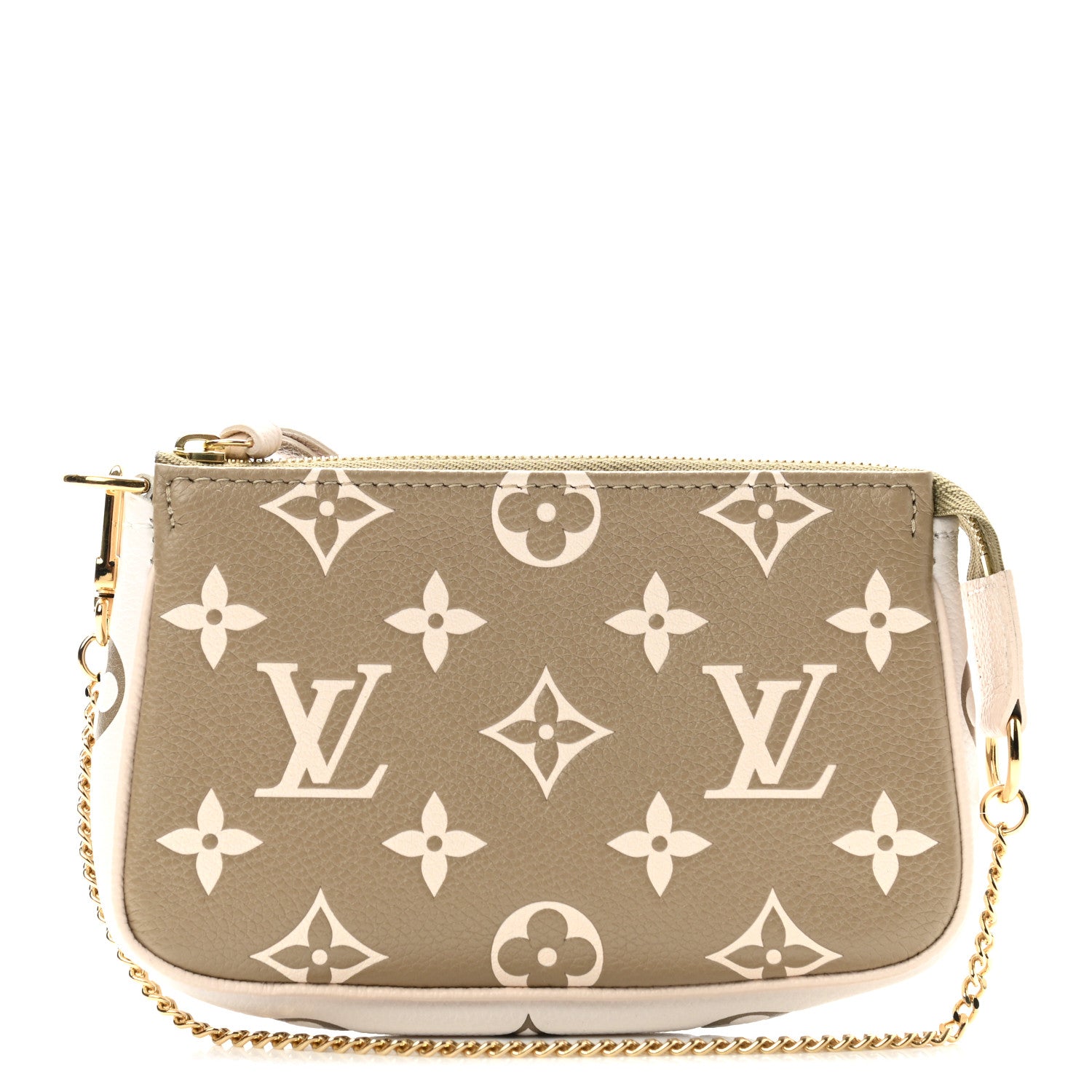 Louis Vuitton Empreinte Spring in the City Mini Pochette Accessories Kaki Beige Cream 1 of 7