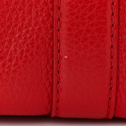 Marc Jacobs Grained Calfskin Mini The Tote Bag Red 11 of 11