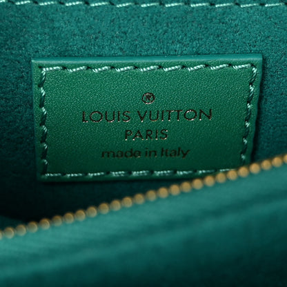 Louis Vuitton Calfskin New Wave Chain Bag MM NM Emerald 6 of 9