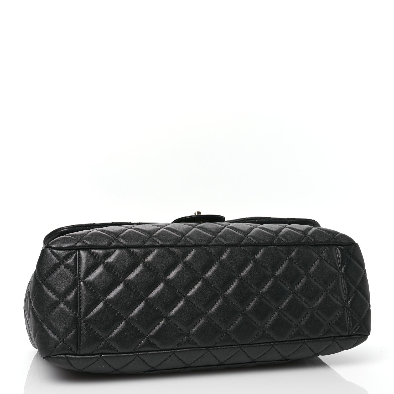 Chanel Calfskin Quilted Small XXL Travel Flap Bag Black 4 of 10